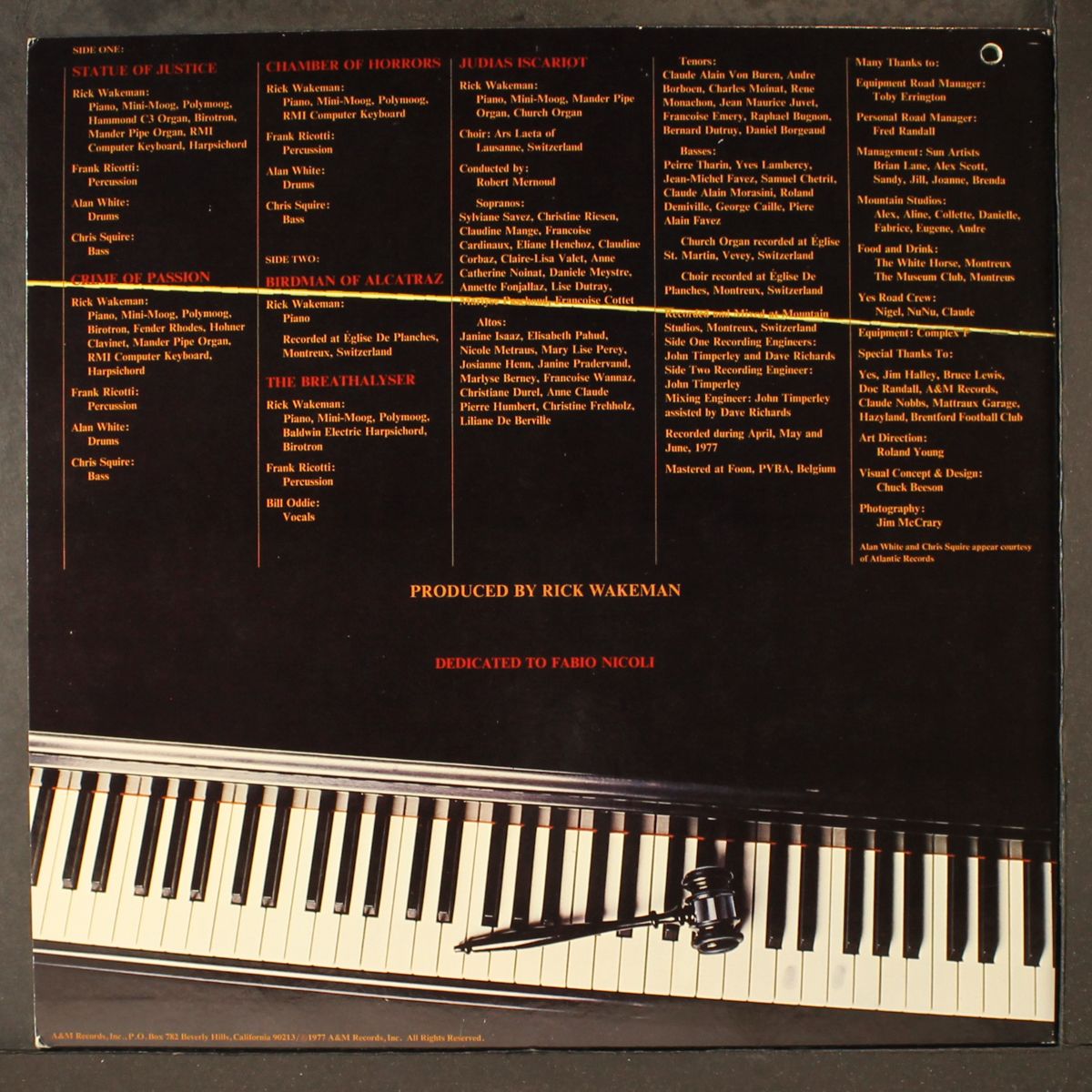 criminal record by RICK WAKEMAN