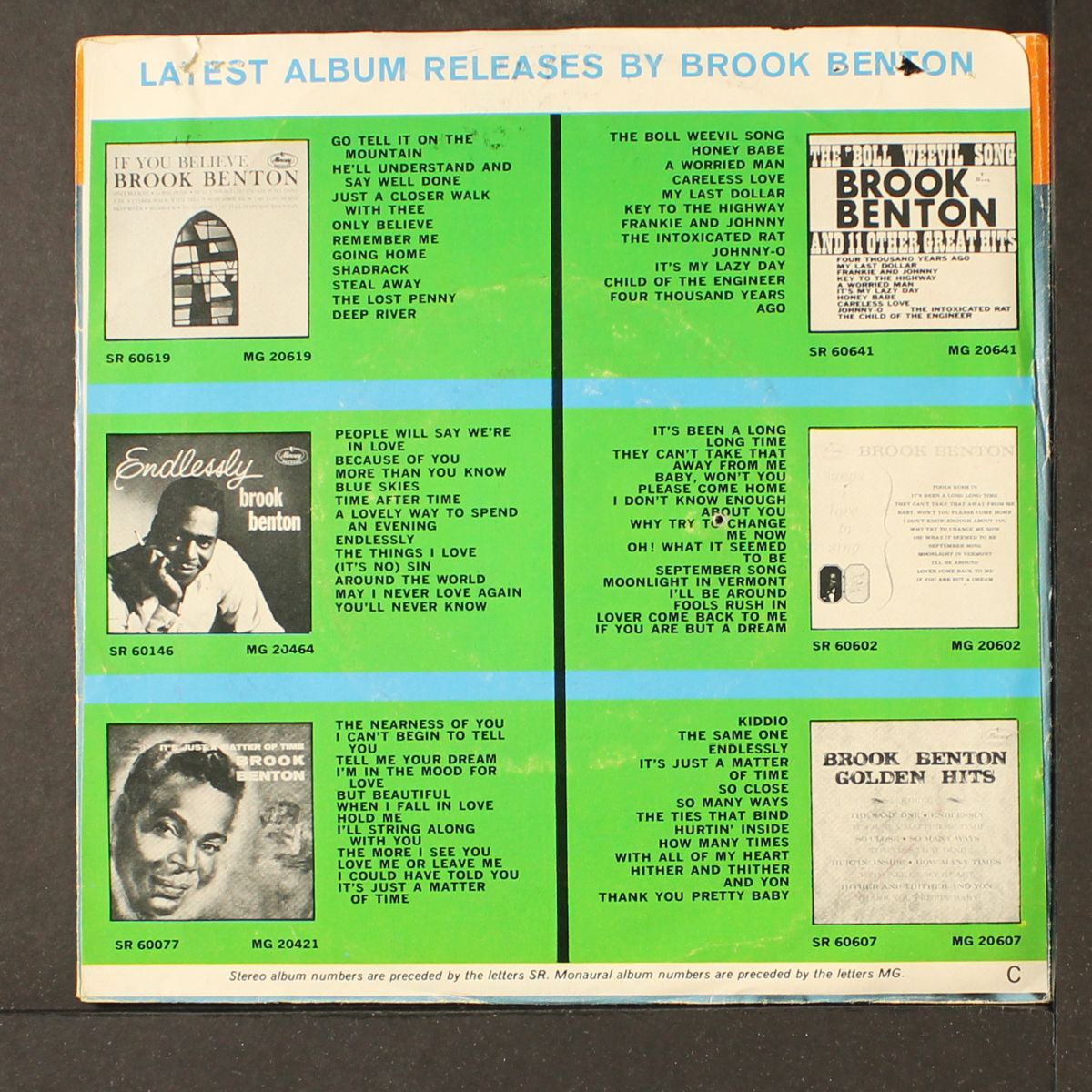 hit record / thanks to the fool by BROOK BENTON