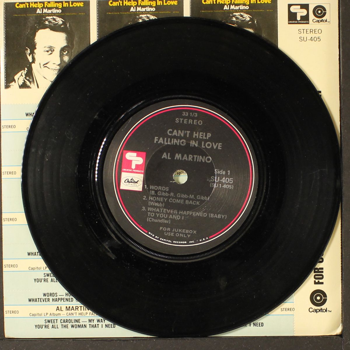 can't help falling in love by AL MARTINO