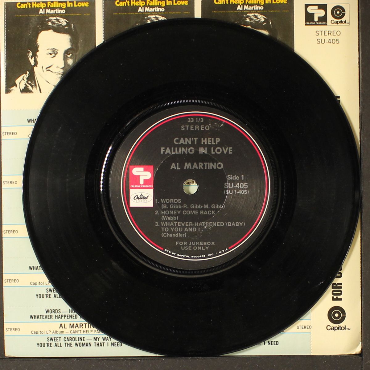 can't help falling in love by AL MARTINO