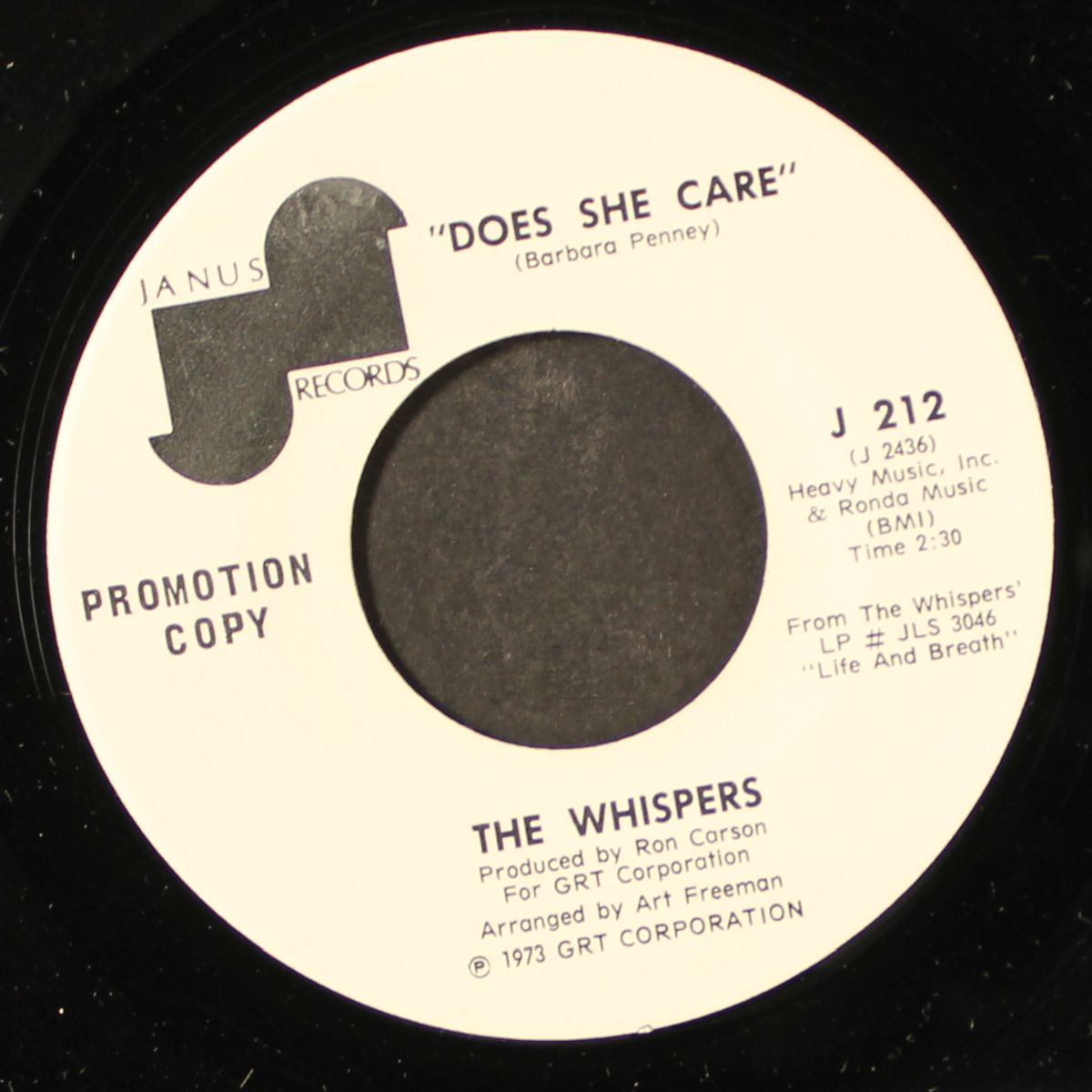 p.o.w. m.i.a. / does she care by WHISPERS