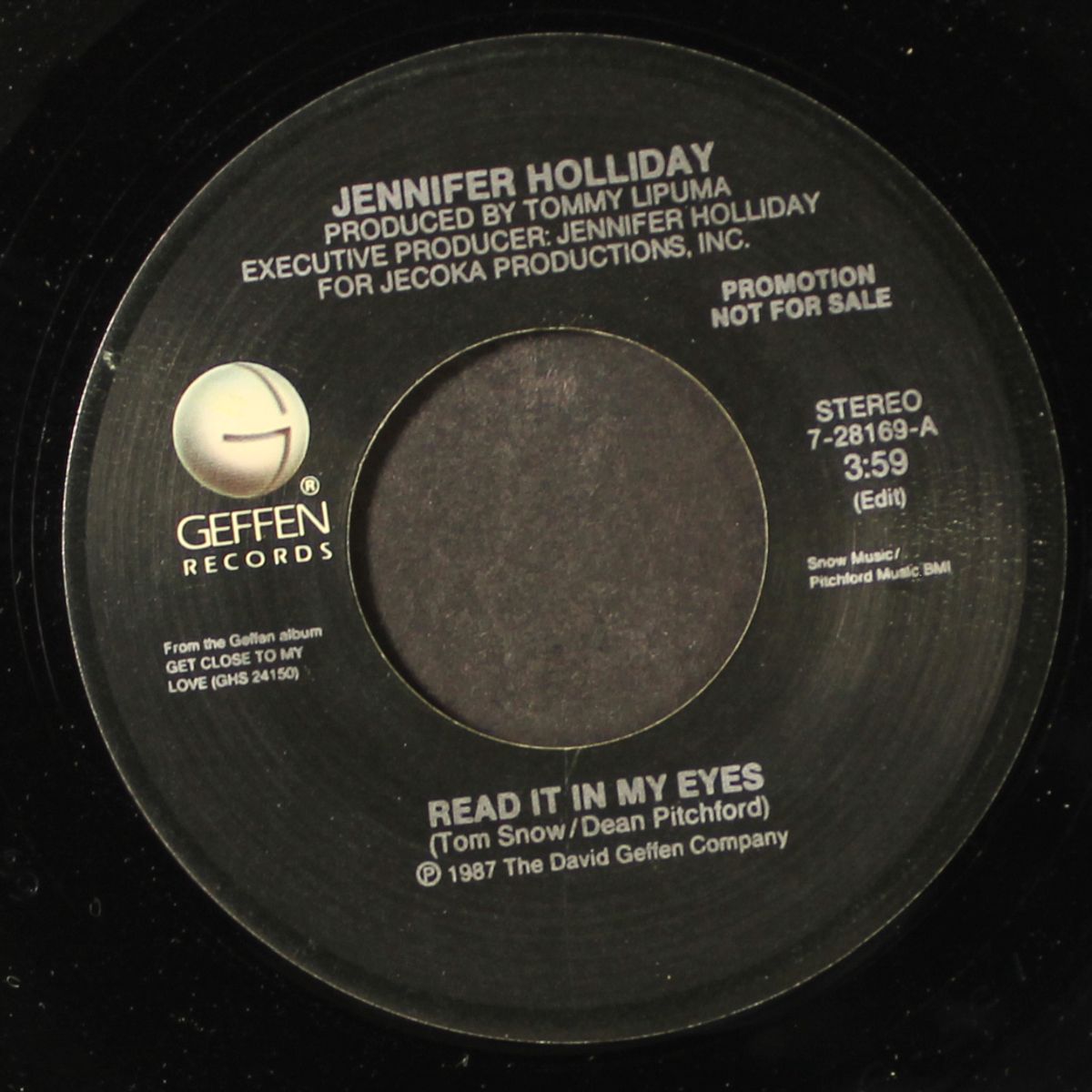read it in my eyes by JENNIFER HOLLIDAY