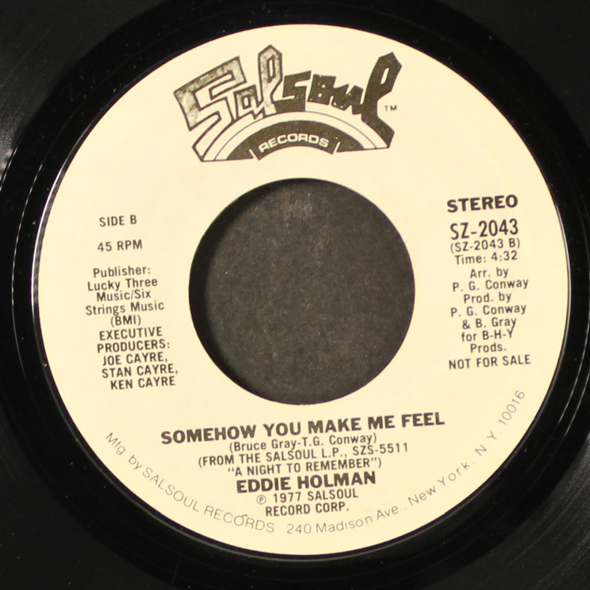 you make my life complete by EDDIE HOLMAN