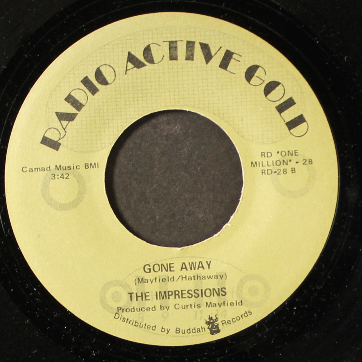keep on pushin / gone away by IMPRESSIONS