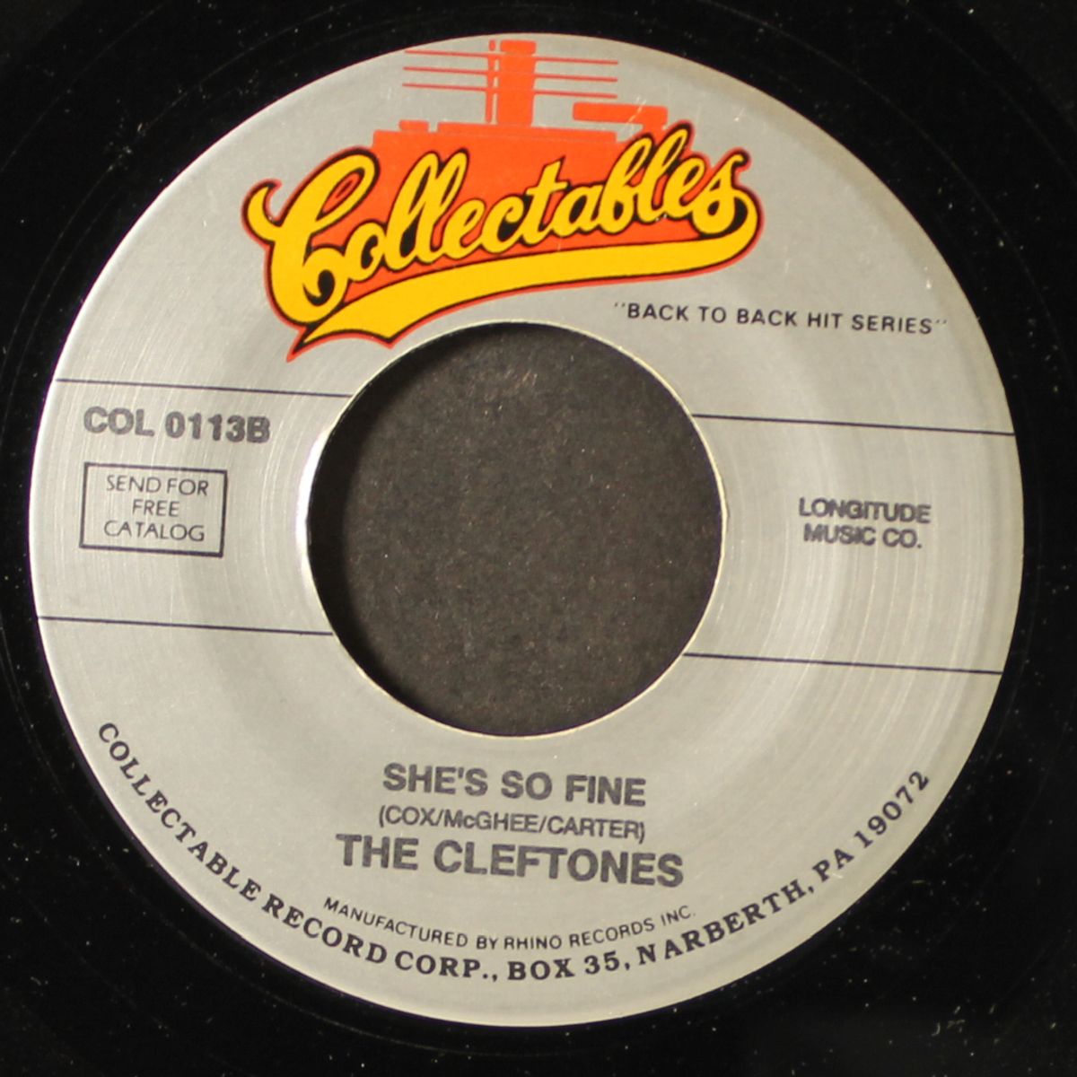 can't we be sweethearts / she's so fine by CLEFTONES