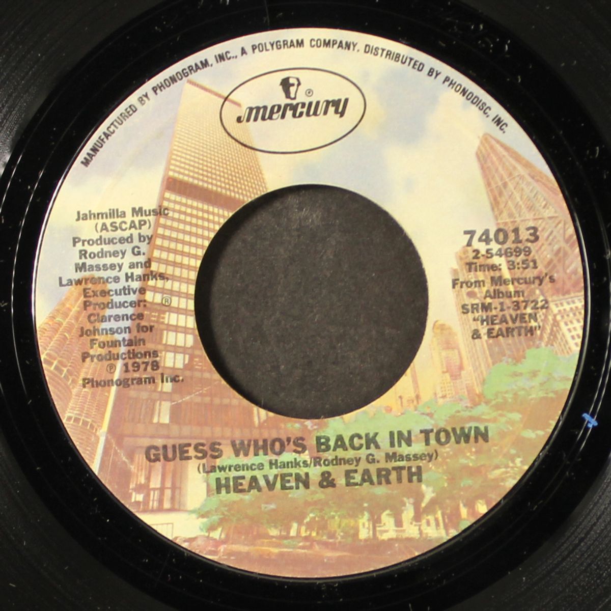 guess who's back in town / no limit by HEAVEN & EARTH