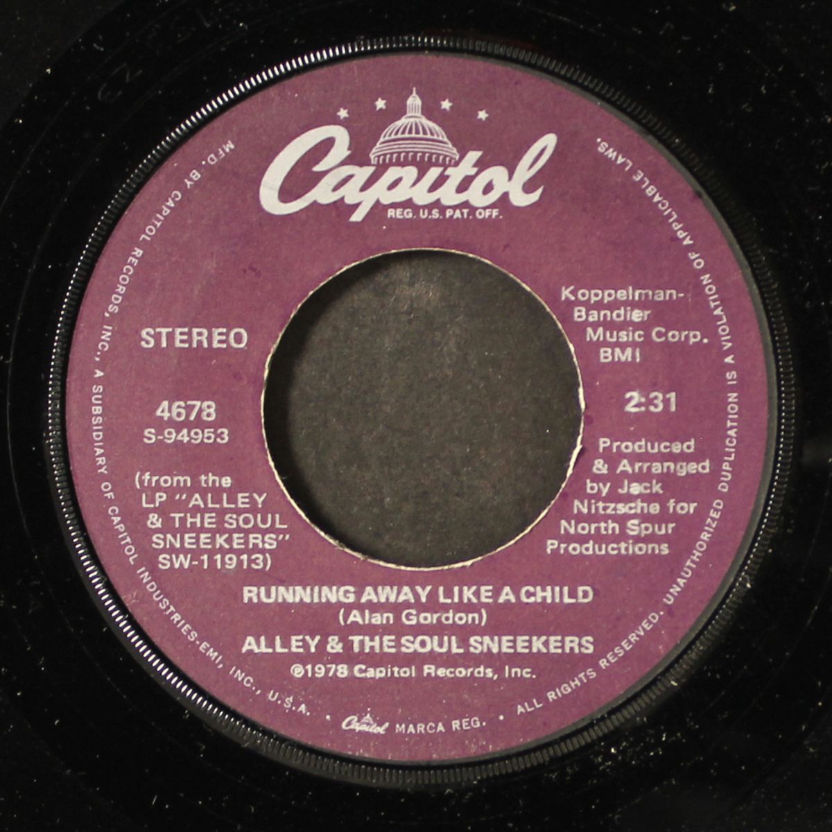 love breakdown / running away like a child by ALLEY & SOUL SNEEKERS