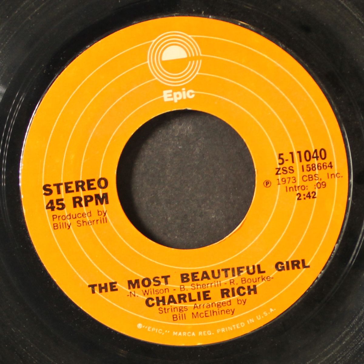 the most beautiful girl / i feel like going home by CHARLIE RICH