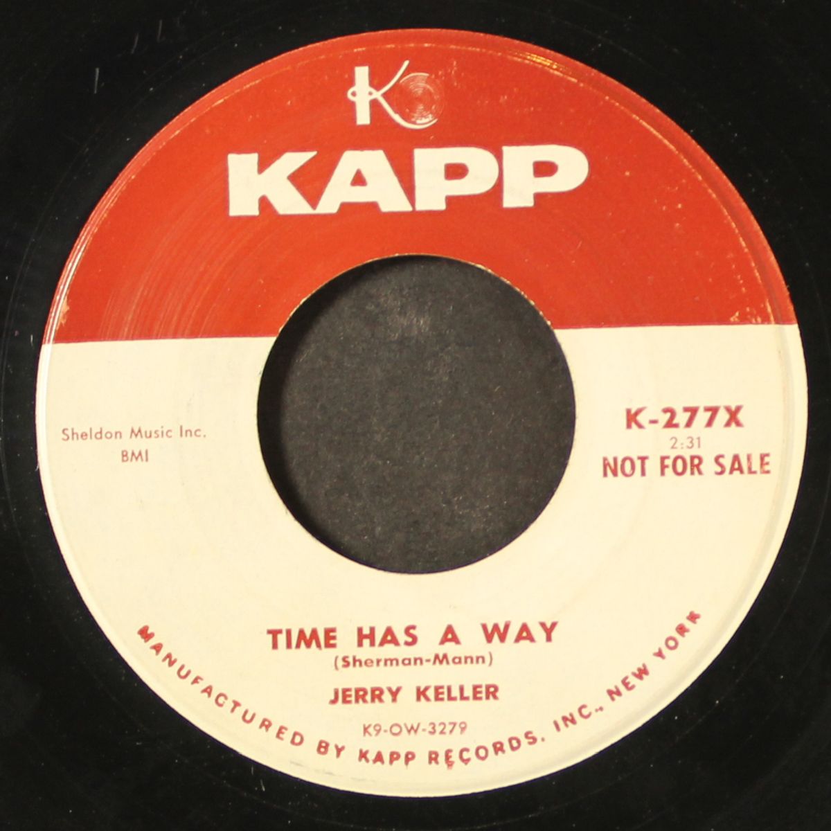here comes summer / time has a way by JERRY KELLER