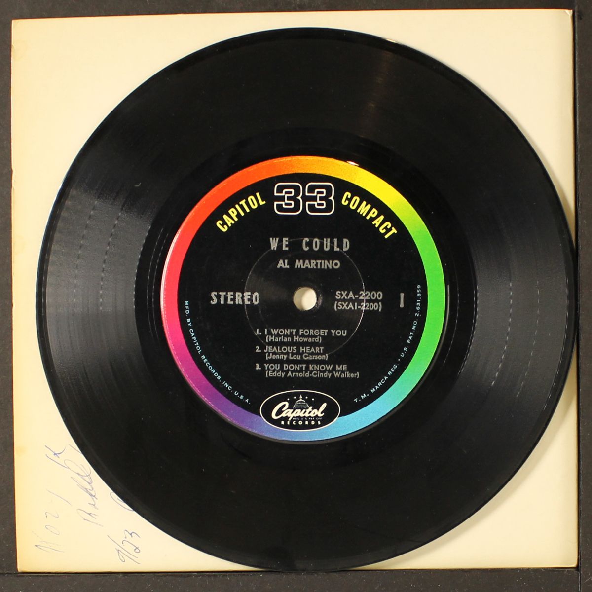 we could by AL MARTINO