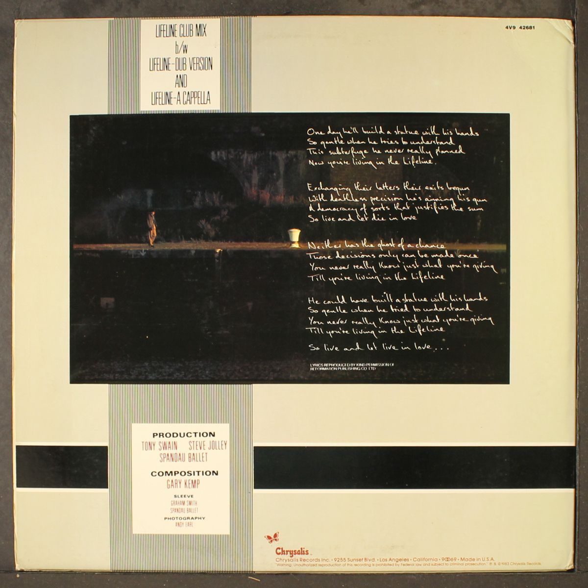 lifeline by SPANDAU BALLET