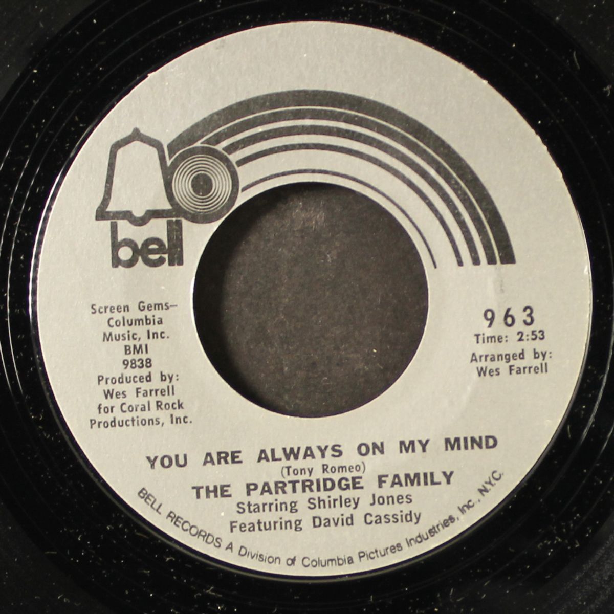 doesn't somebody want to be wanted / you are always on my mind by PARTRIDGE FAMILY