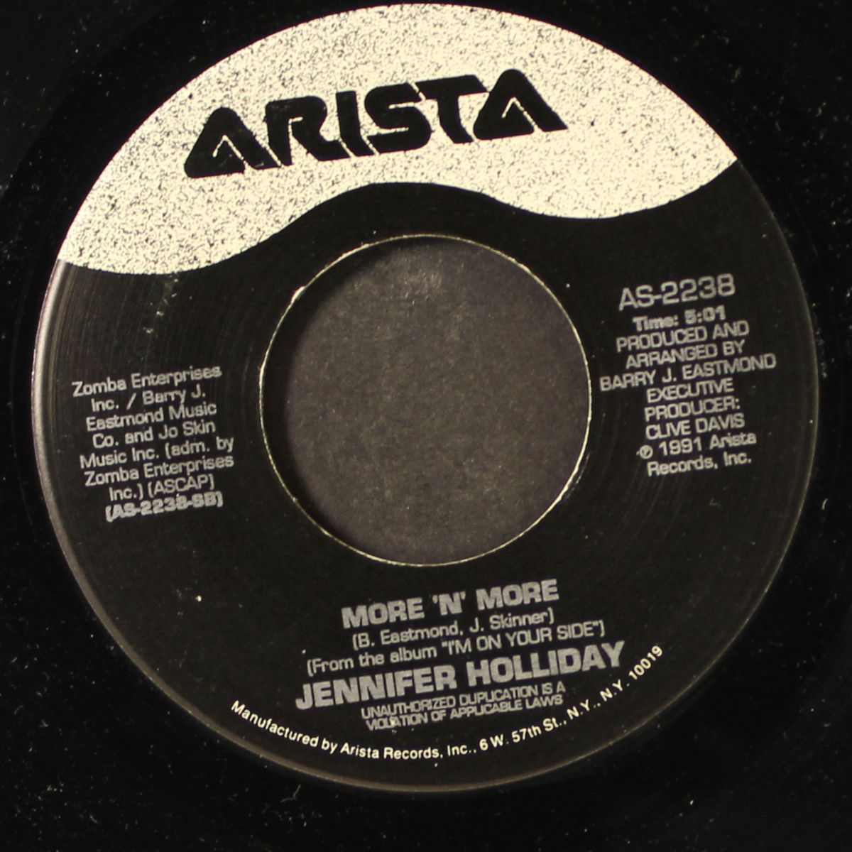 i'm on your side / more 'n' more by JENNIFER HOLLIDAY