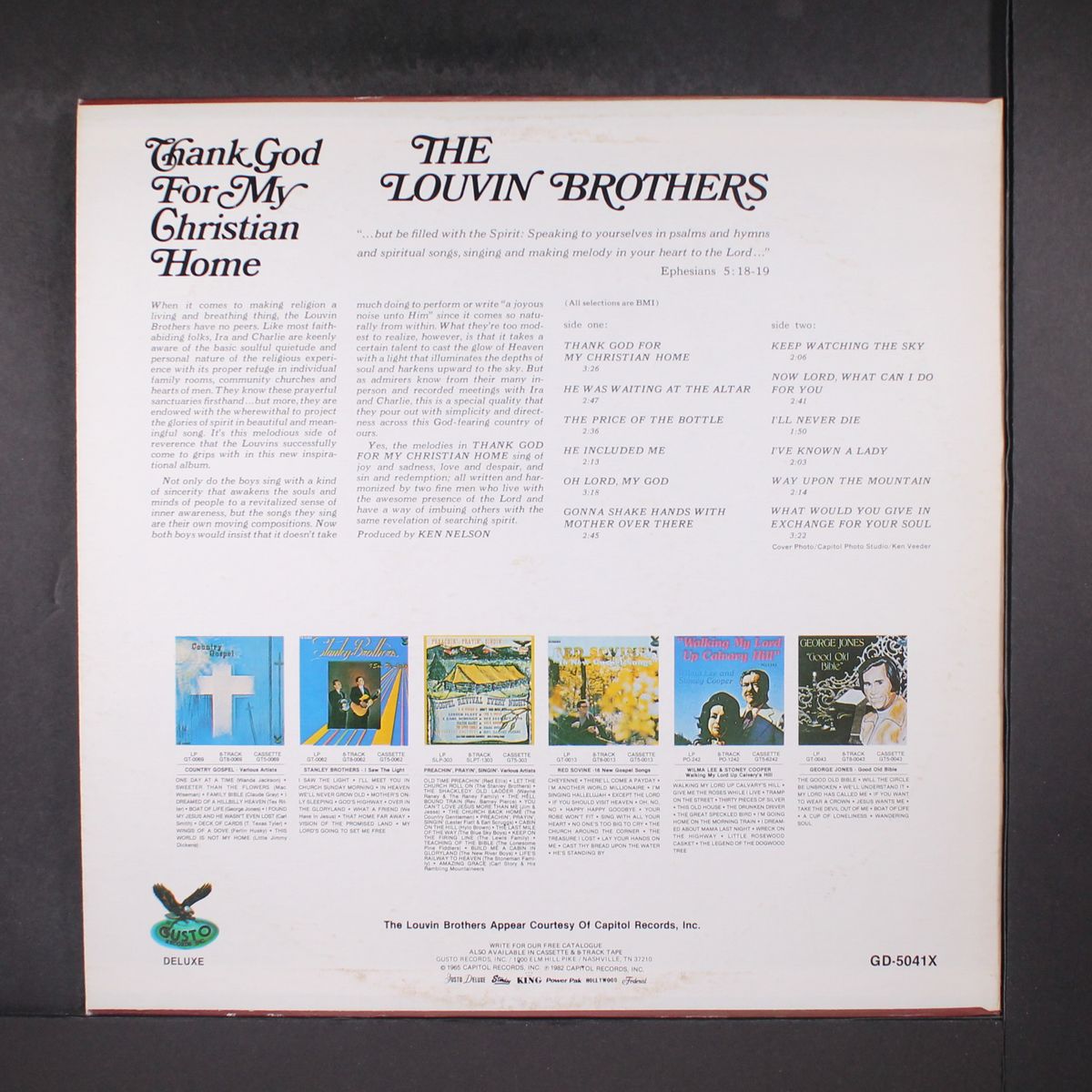 thank god for my christian home by LOUVIN BROTHERS