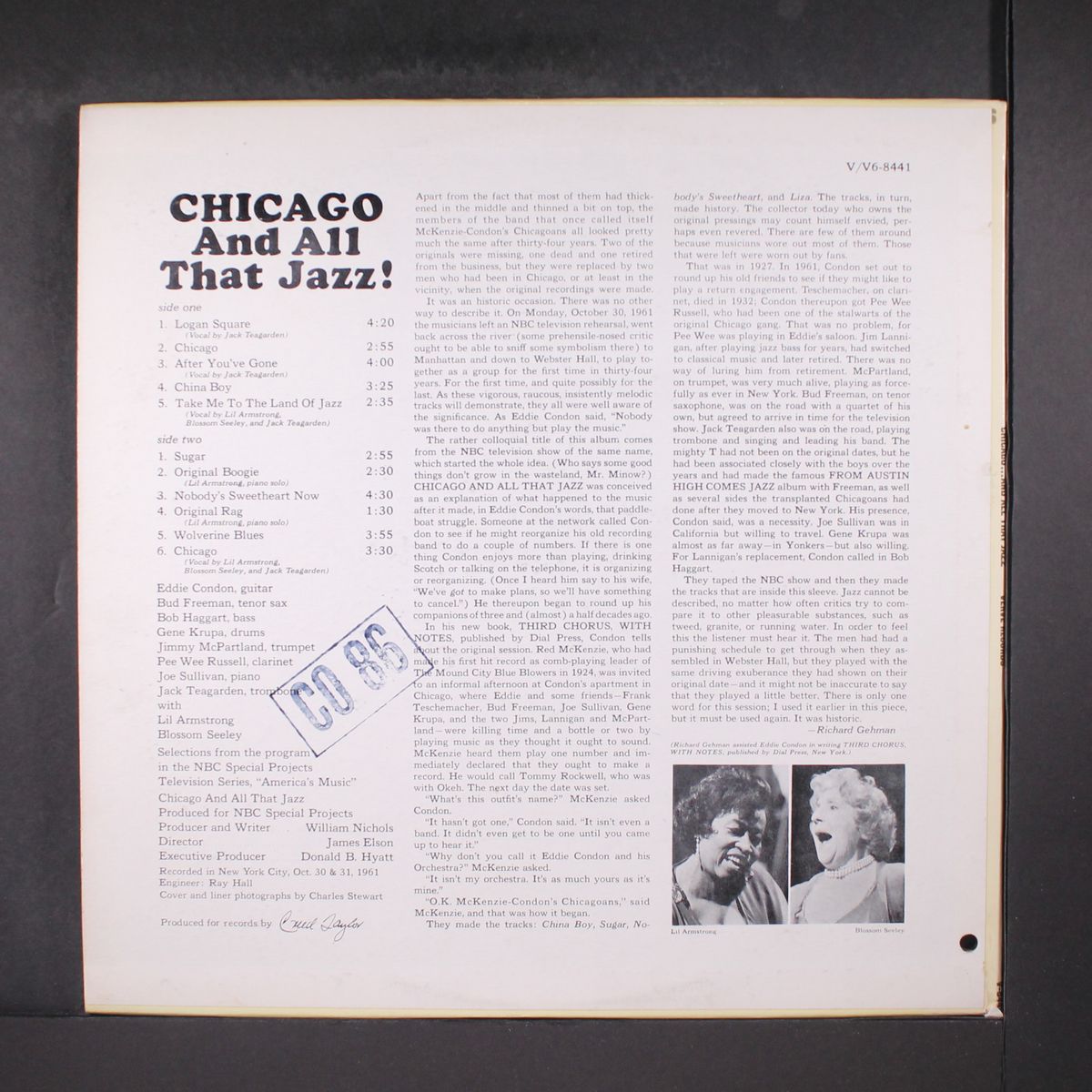 chicago and all that jazz! by VARIOUS