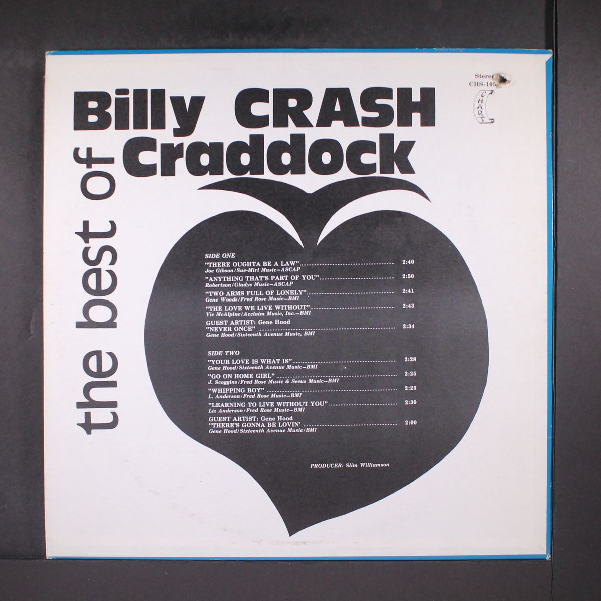 best of by BILLY 'CRASH' CRADDOCK