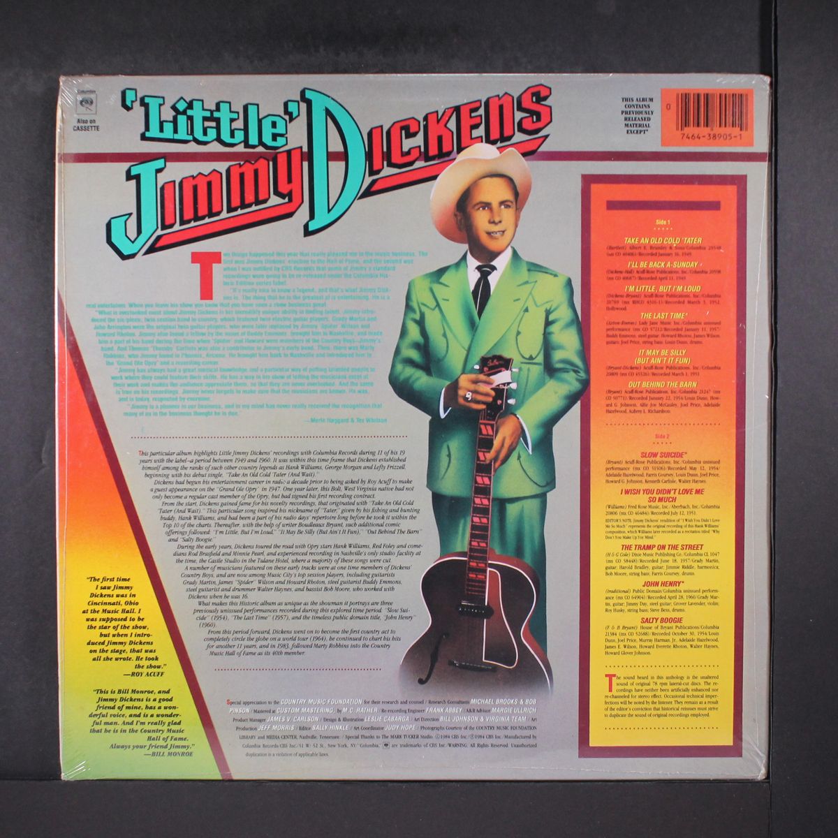 historic edition by LITTLE JIMMY DICKENS