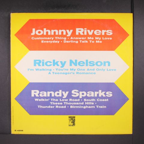 JOHNNY RIVERS, RICKY NELSON, RANDY SPARKS