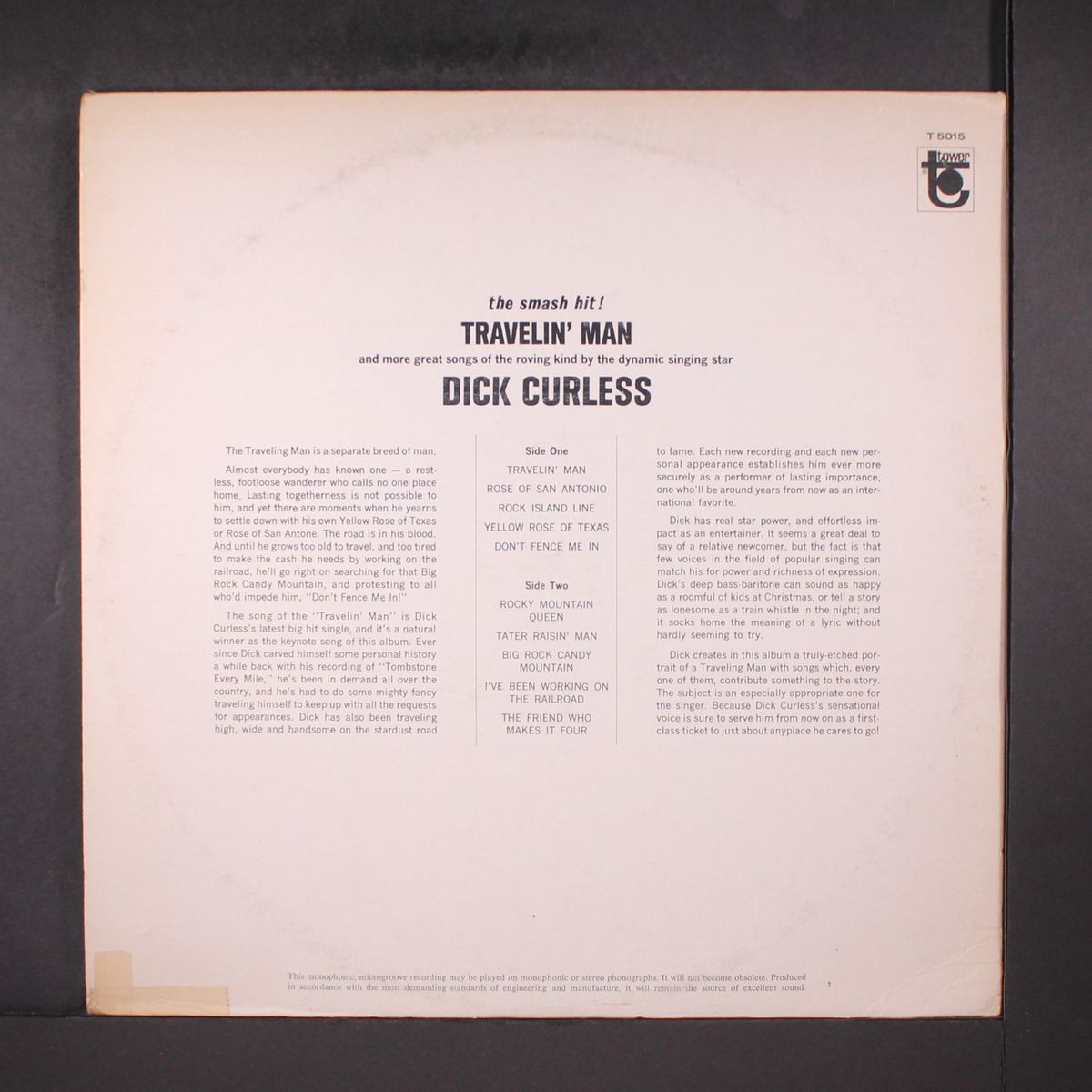 travelin' man by DICK CURLESS