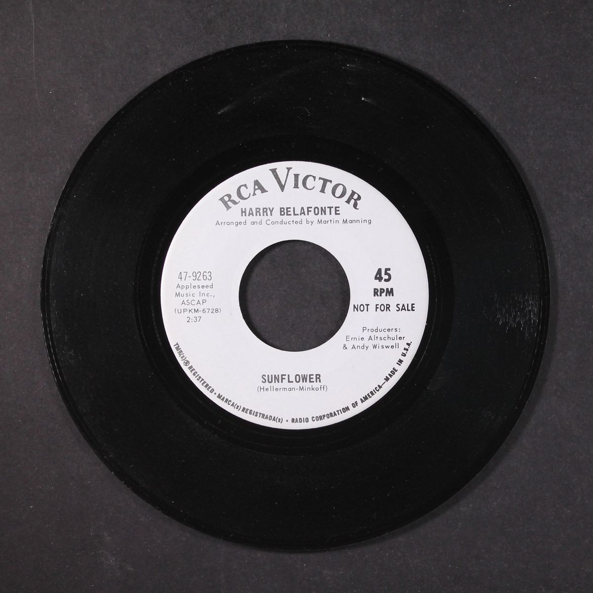 a strange song by HARRY BELAFONTE