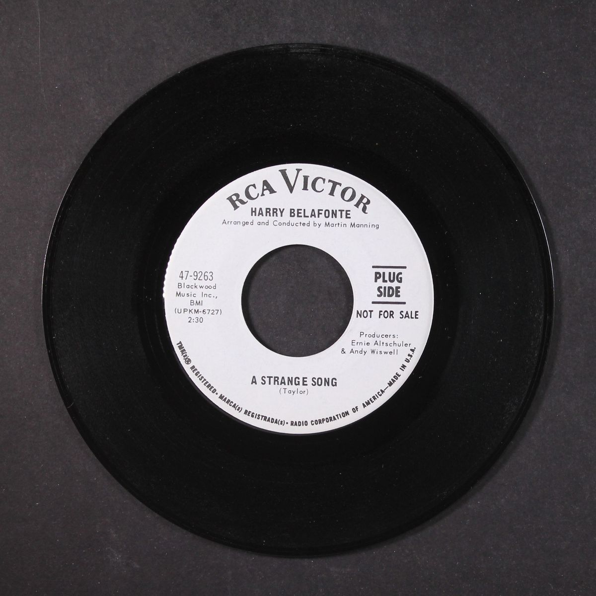 a strange song by HARRY BELAFONTE