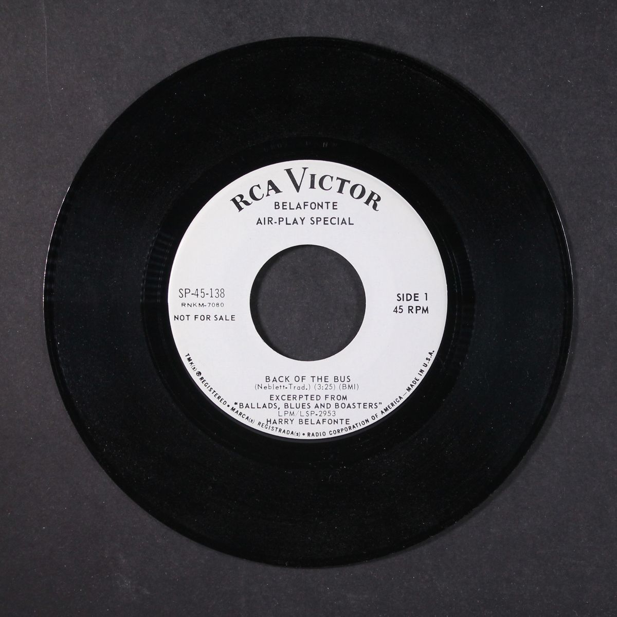 air-play special (back of the bus) by HARRY BELAFONTE