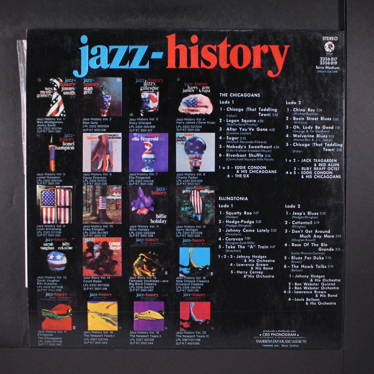 jazz history vol. 17 (ellingtonia the chicagoans) by VARIOUS