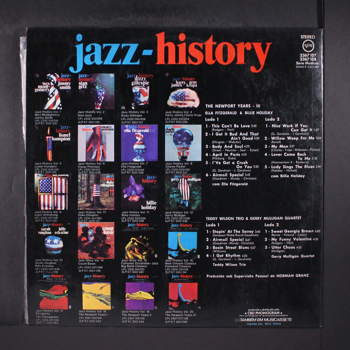 jazz history vol. 20 (the newport years iii) by VARIOUS