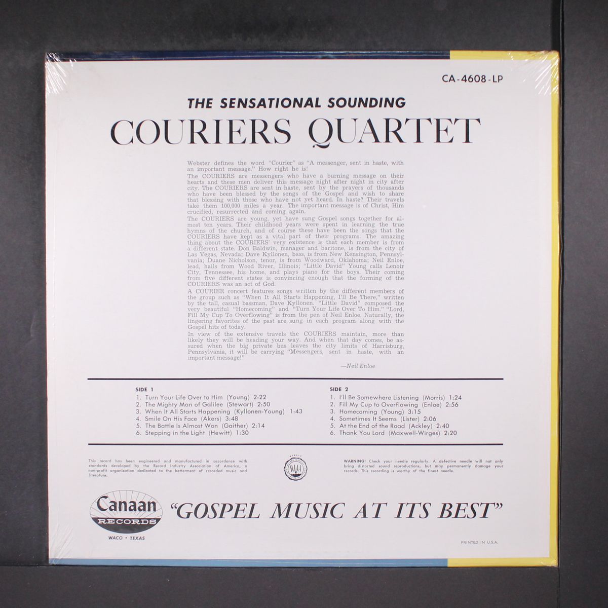 the sensational sounding by COURIERS QUARTET