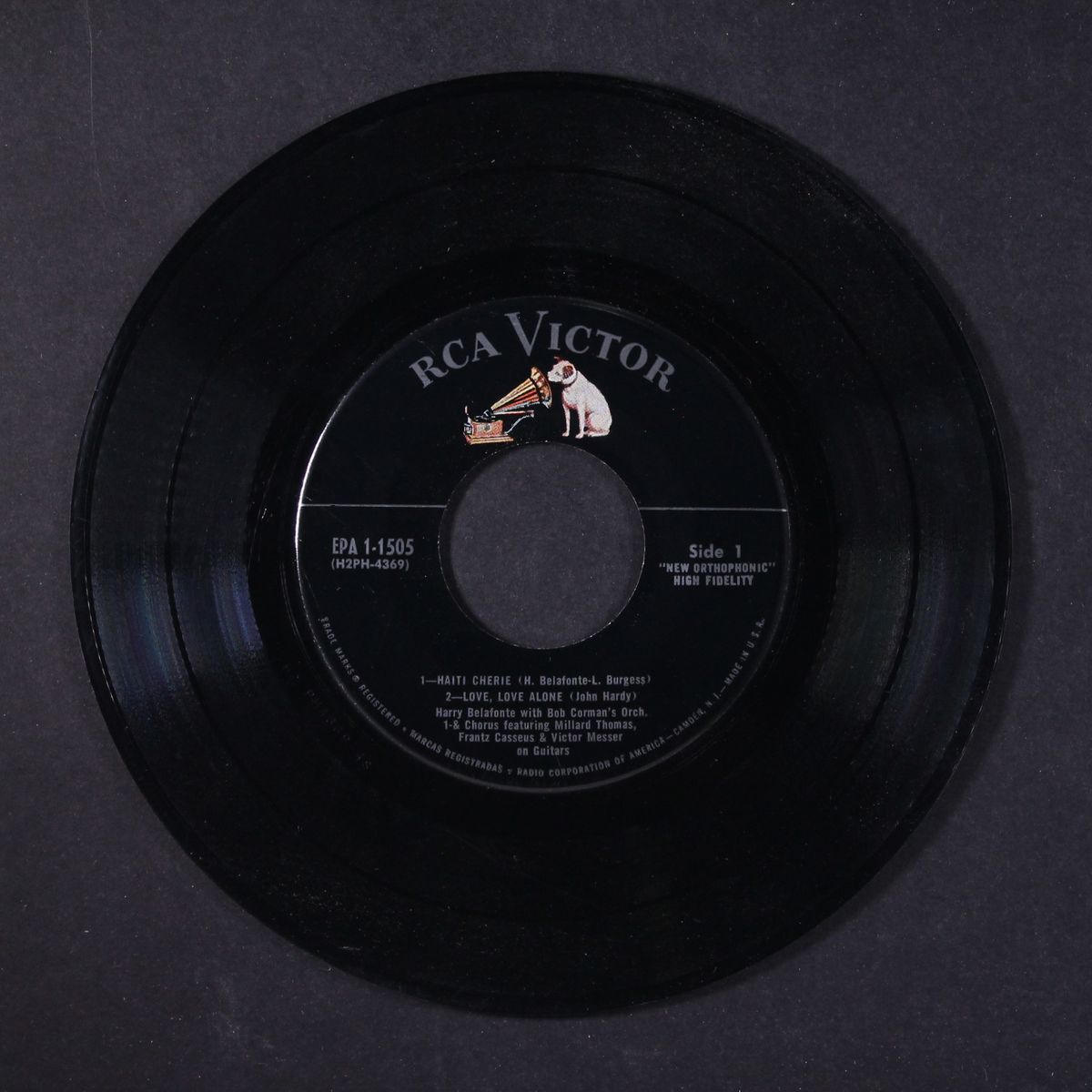 sings of the caribbean by HARRY BELAFONTE