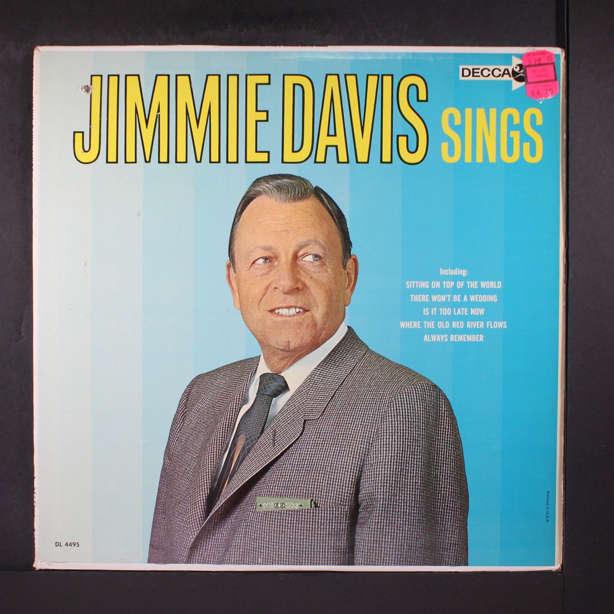 sings by JIMMIE DAVIS