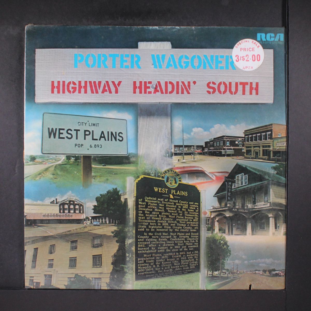 highway headin' south by PORTER WAGONER