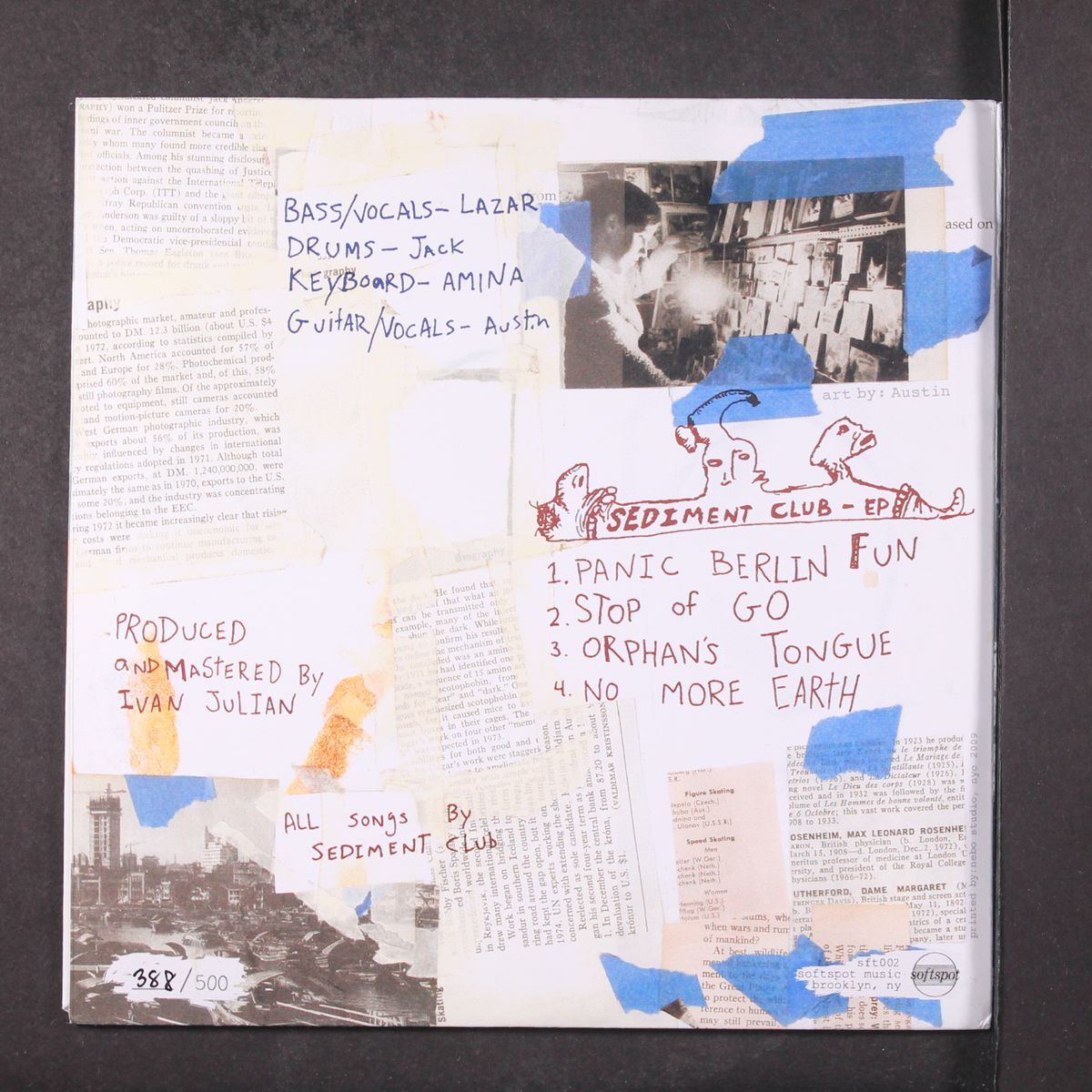 panic berlin fun +3 by SEDIMENT CLUB