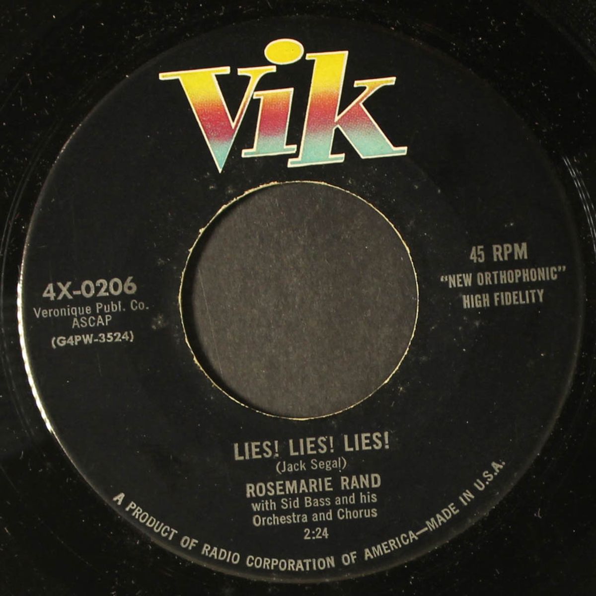 lies! lies! lies! / gimmie by ROSEMARIE RAND