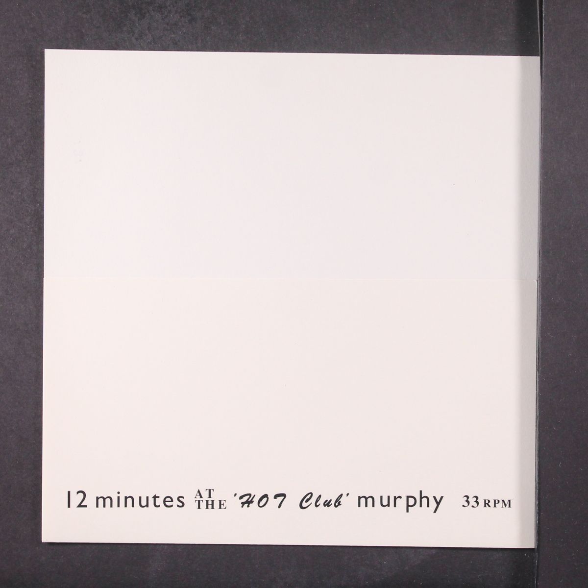 12 minutes at the hot club murphy by HOT CLUB MURPHY