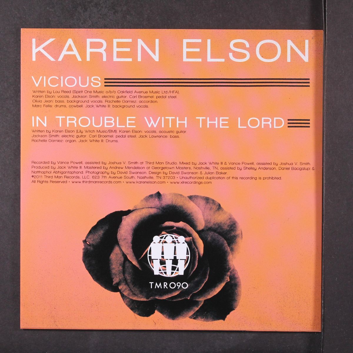 vicious / in trouble with the lord by KAREN ELSON