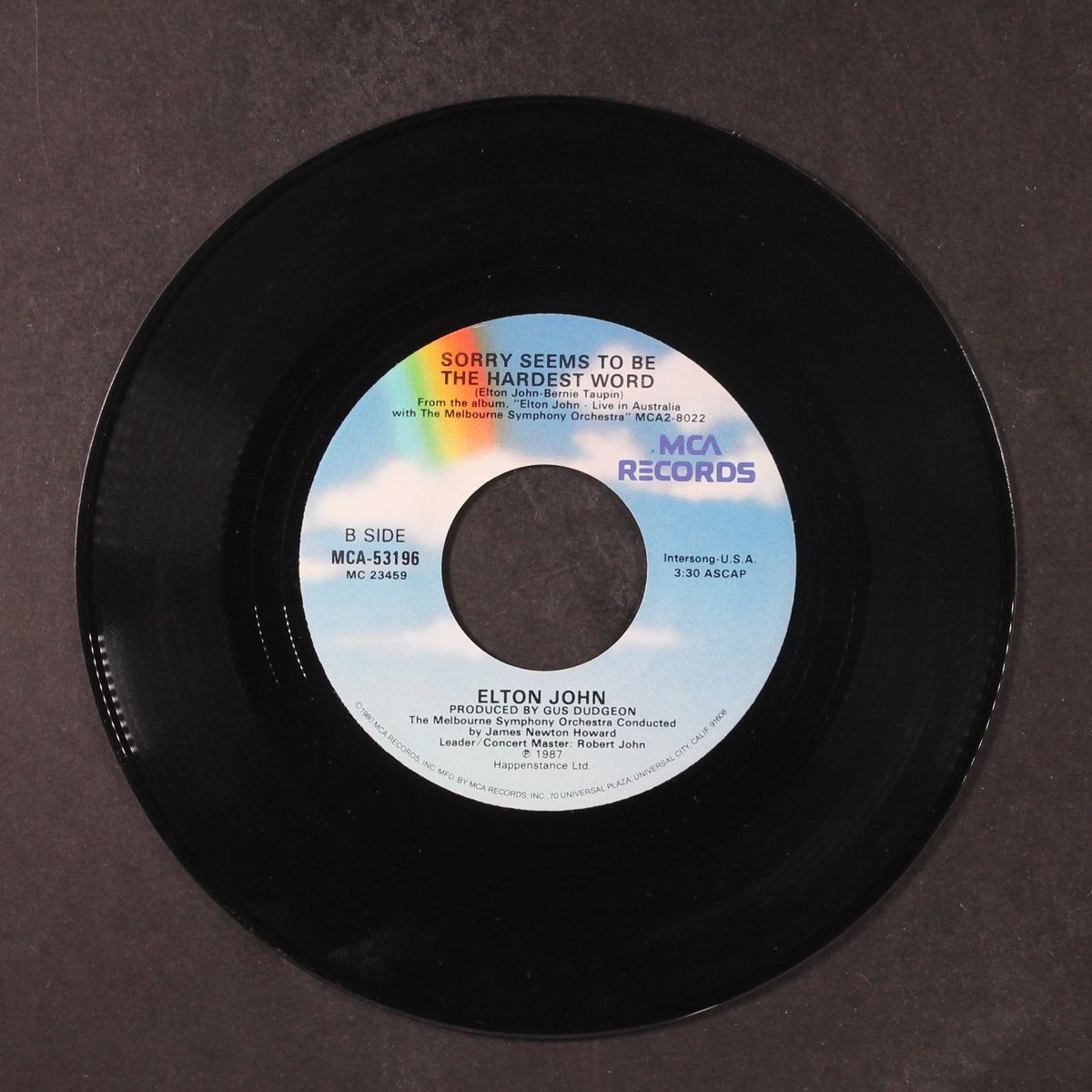 candle in the wind / sorry seems to be the hardest word by ELTON JOHN