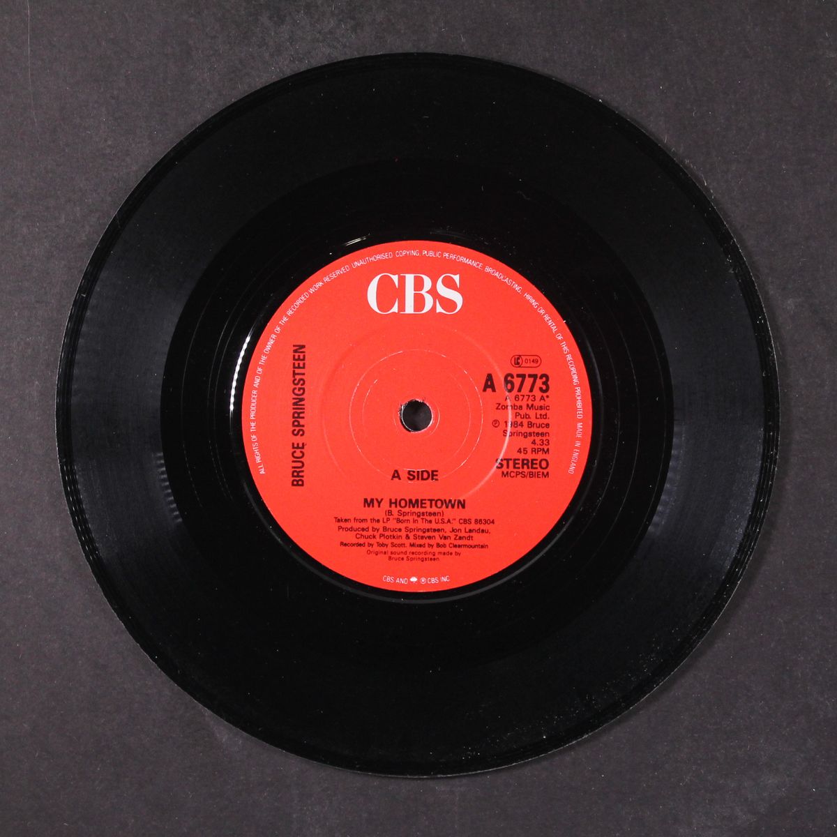 my hometown / santa claus is coming to town by BRUCE SPRINGSTEEN