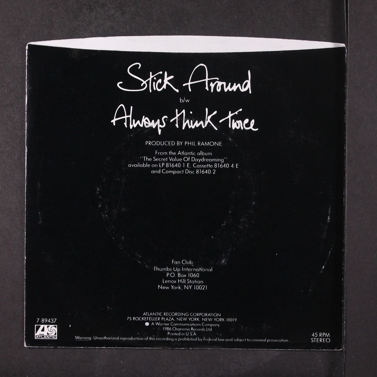 stick around by JULIAN LENNON