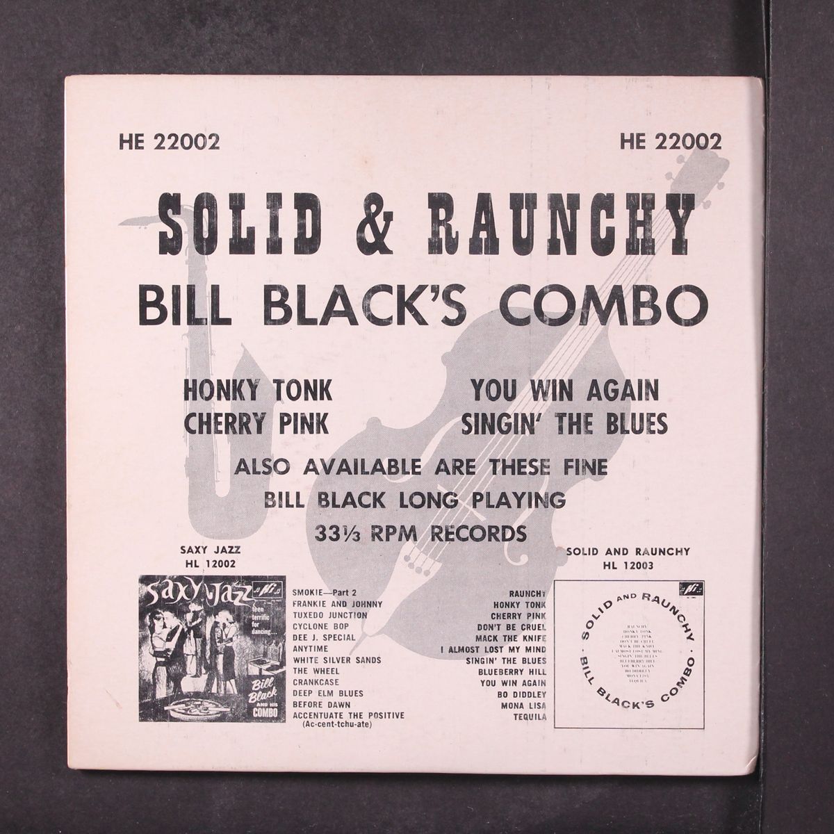 solid & raunchy by BILL BLACK'S COMBO