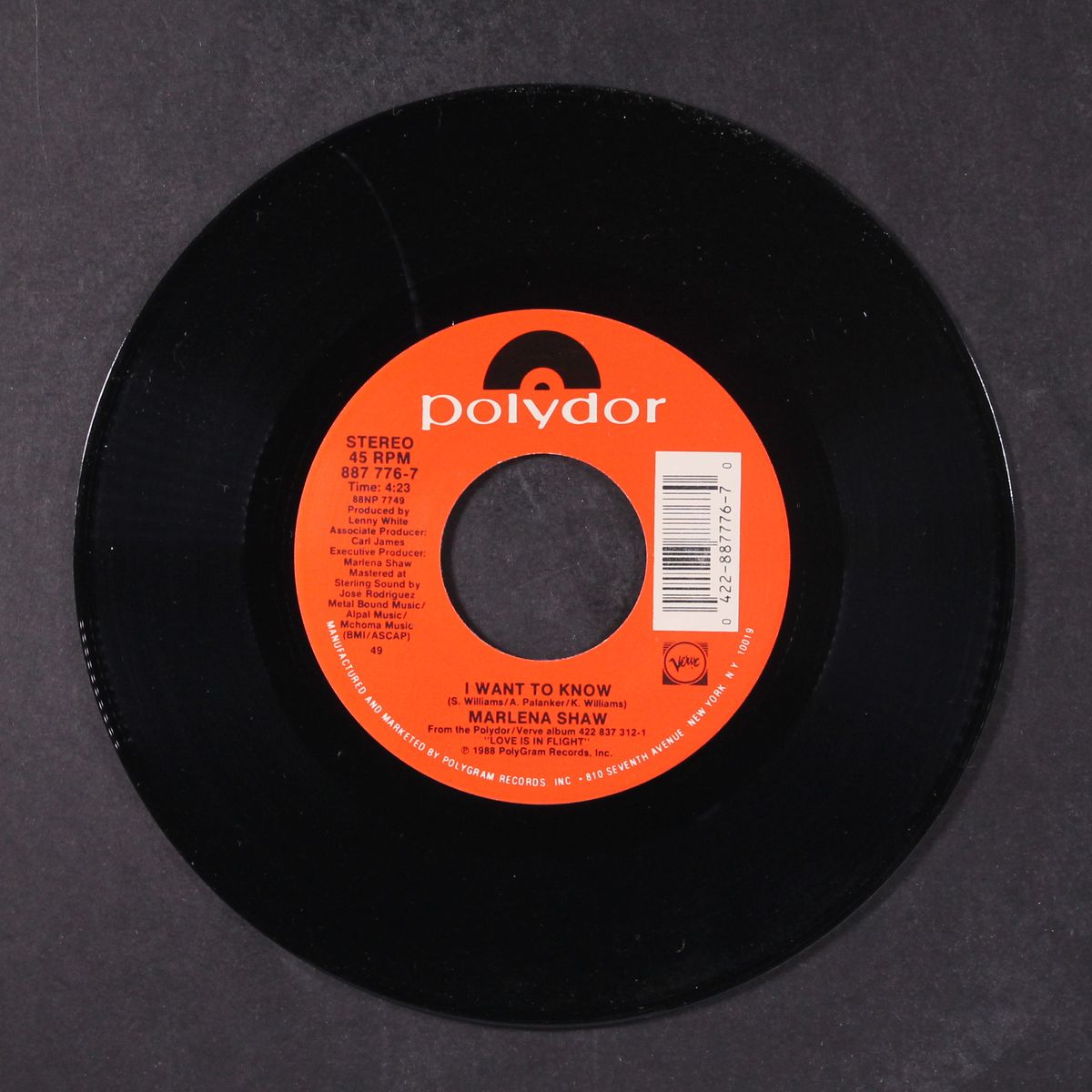 i want to know / love is in flight by MARLENA SHAW