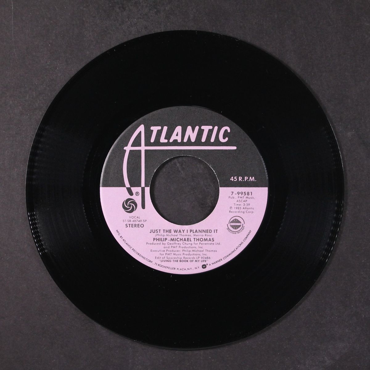 just the way i planned it / all my love by PHILIP-MICHAEL THOMAS