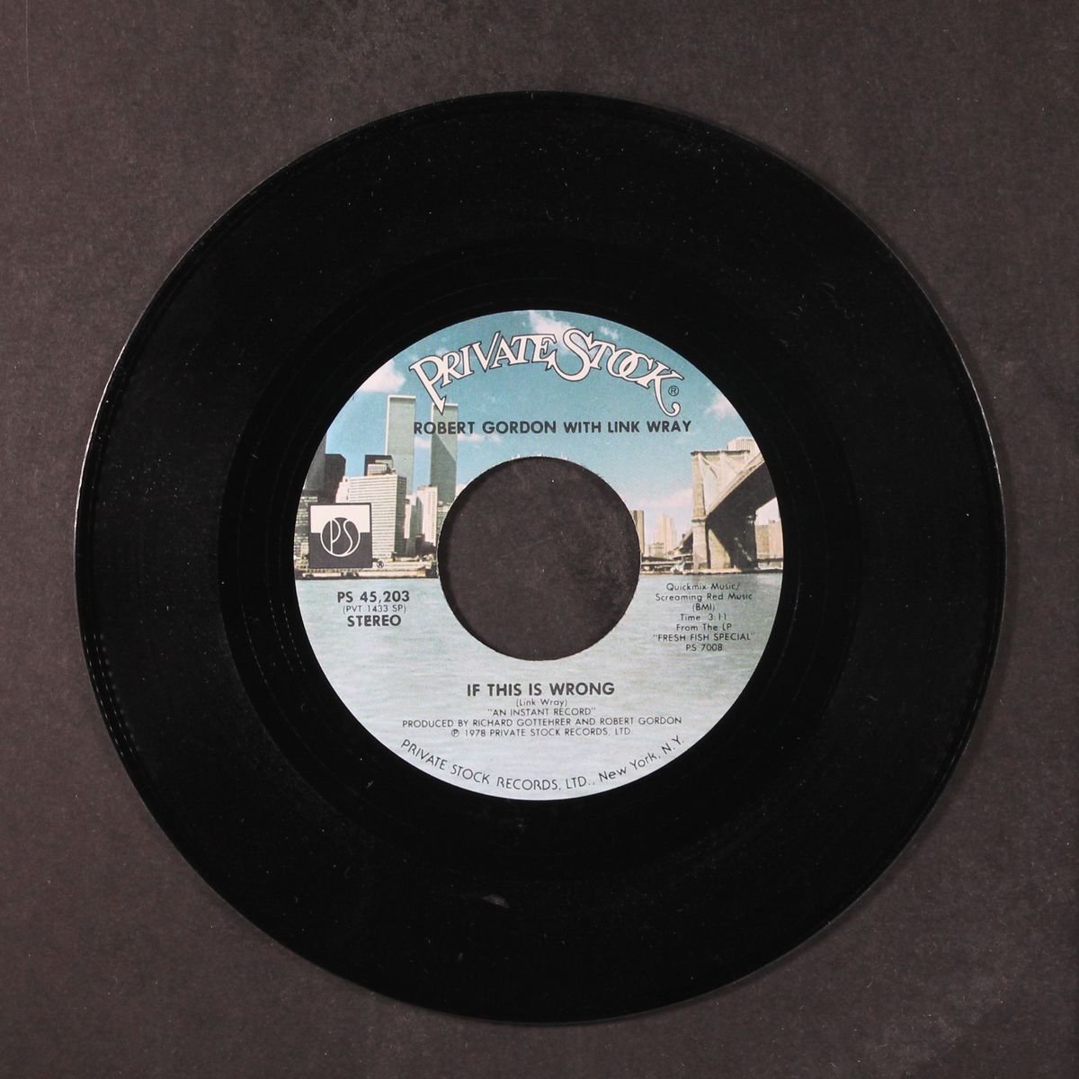 fire / if this is wrong by ROBERT GORDON & LINK WRAY