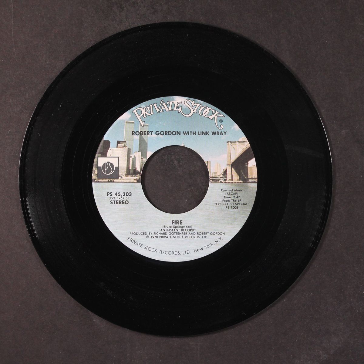 fire / if this is wrong by ROBERT GORDON & LINK WRAY