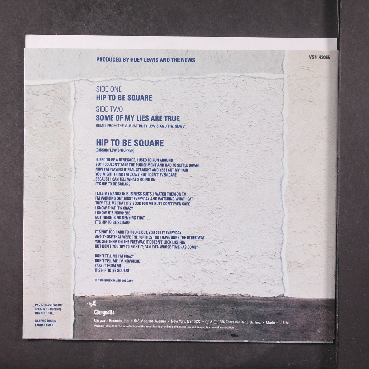 hip to be square / same by HUEY LEWIS