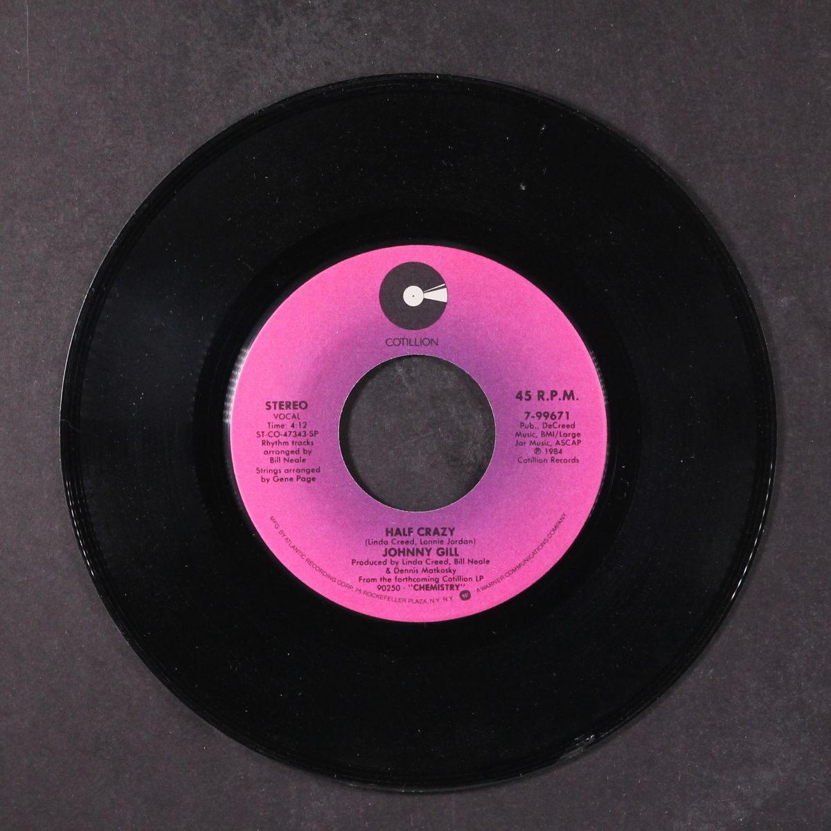 half crazy / chemistry by JOHNNY GILL