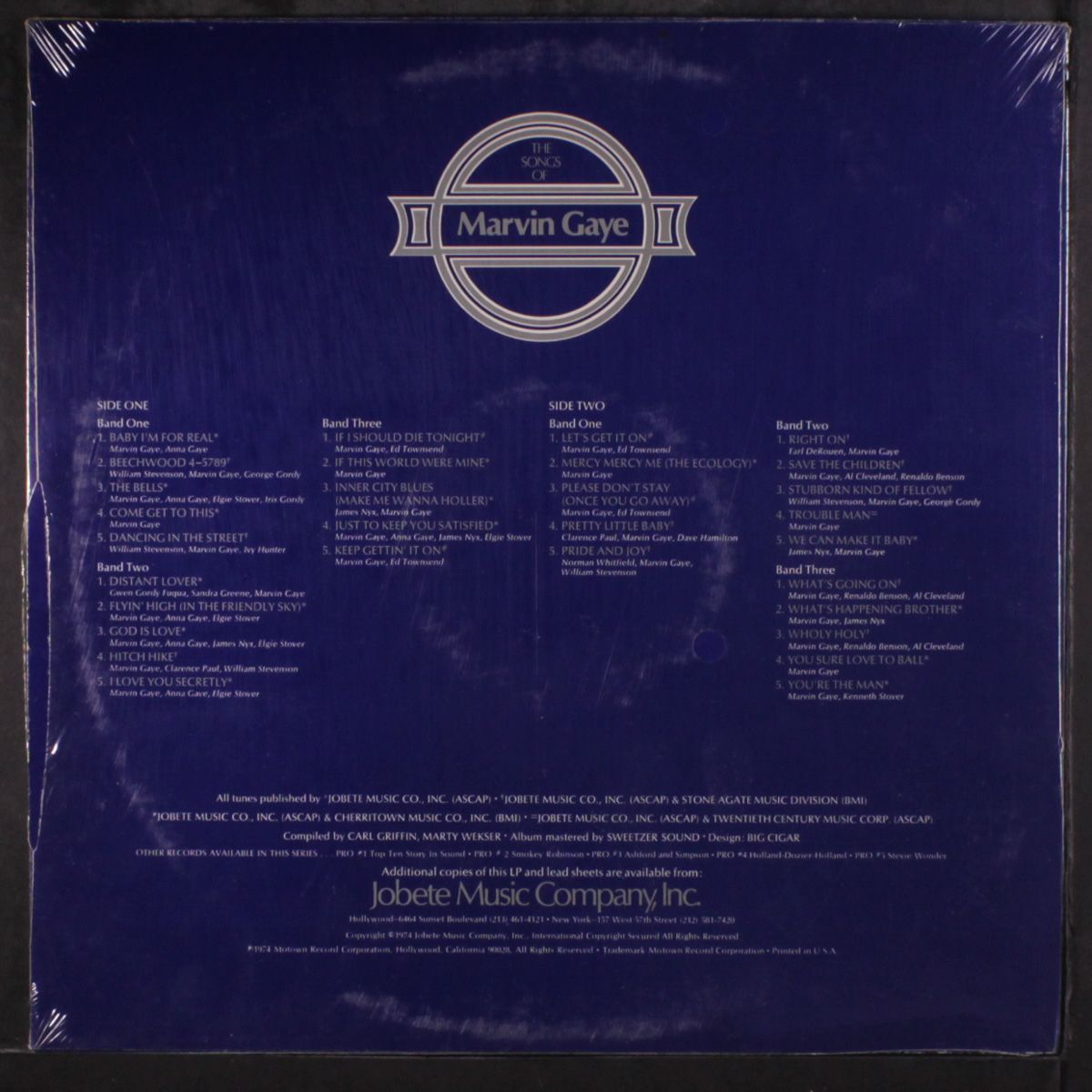 the songs of marvin gaye by MARVIN GAYE