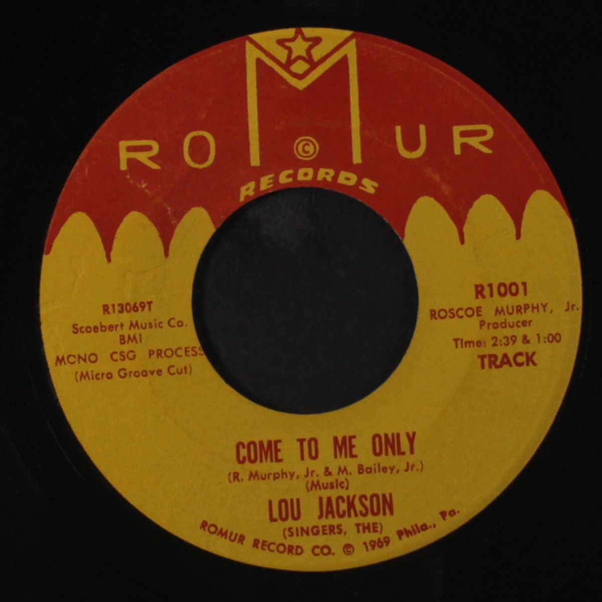come to me only / music by LOU JACKSON