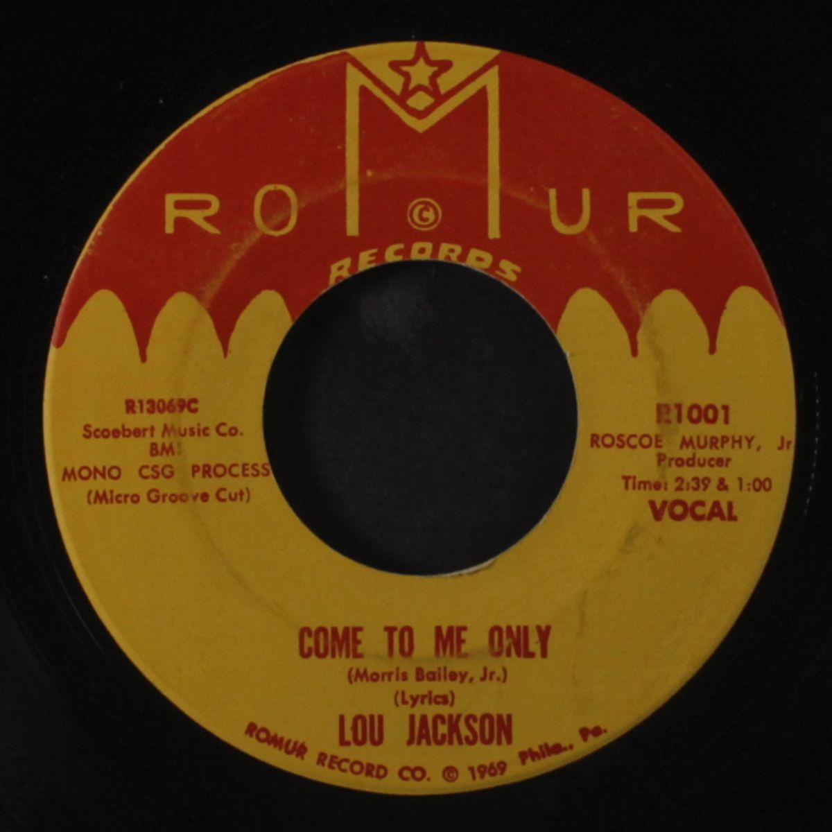 come to me only / music by LOU JACKSON