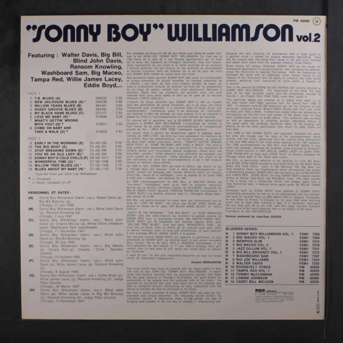 vol. 2 by SONNY BOY WILLIAMSON